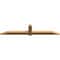 Ekena Millwork Eugene Smooth Timber Gable Bracket, Western Red Cedar, 96"W x 20"H x 3 1/2"D x 5 1/2"F, 5/12 Pitch GBW096X20X0406EUG00SWR - alternate 4